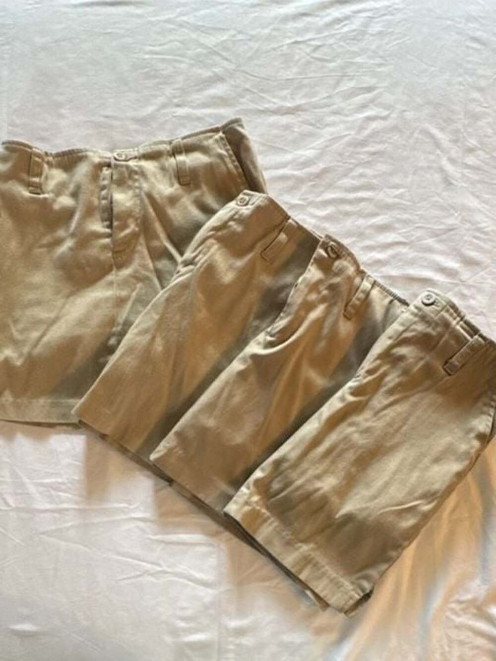 Classroom Girls Khaki Skort Size 8 School Uniform (4 Pairs)